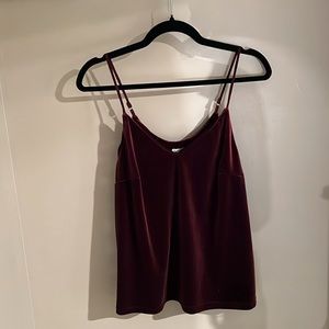 Velvet Maroon Loose Tank